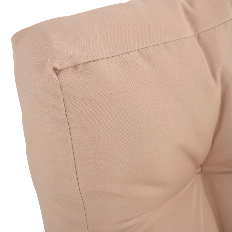 OutSunny, set 3 perne captusite pentru canapea, bej