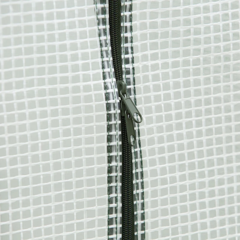 Outsunny Mini Sera Pliabila Deschidere Pop-Up cu Sac, 90x90x110cm