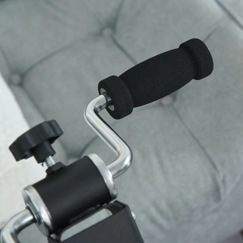HOMCOM Bicicleta de Fitness din Otel cu Ecran LED Inaltime si Rezistenta Reglabile Neagra