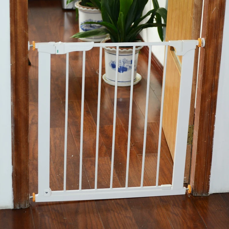 PawHut gard protectie, pentru animale, reglabil, fier alb