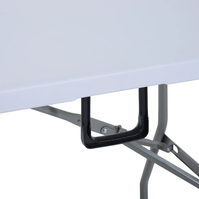 Outsunny, masa de picnic pliabila portabila, 180 x 74 x 74cm, alba