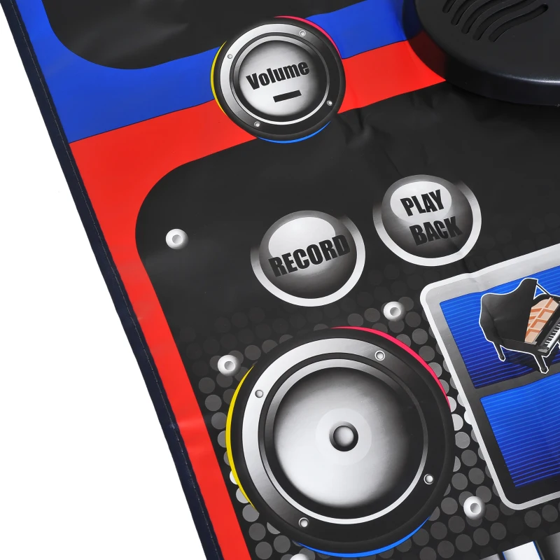 HOMCOM Covor Muzical Joc Orga si Tobe pentru Copii