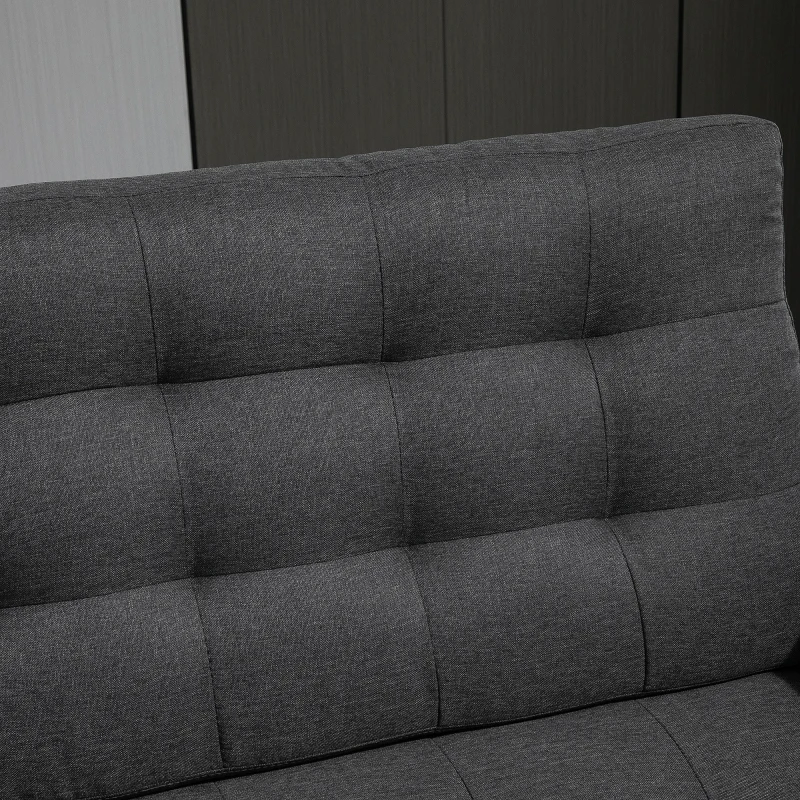 HomCom canapea extensibila cu spatar reglabil, 200x79x96 cm