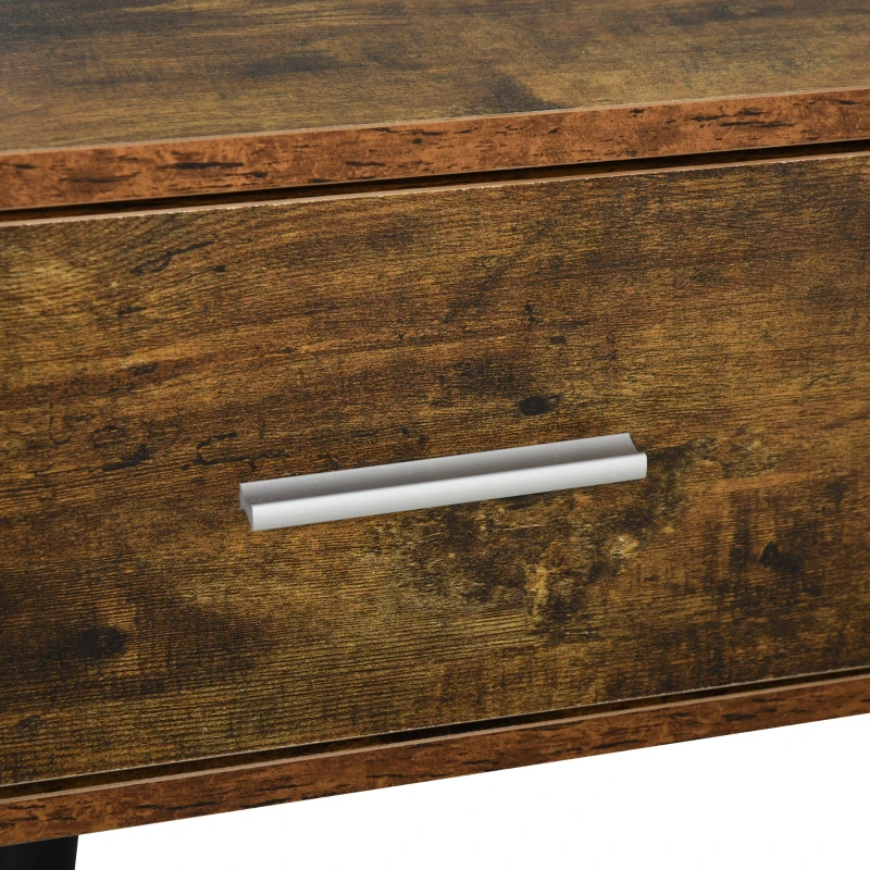 HOMCOM masuta living, 110x55x45cm, maro