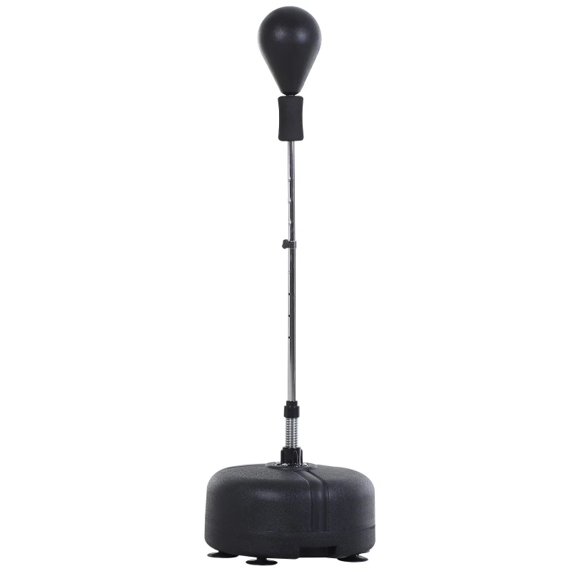 Homcom Punching Ball – Sac de Box Sol Reglabil cu Manusi Incluse