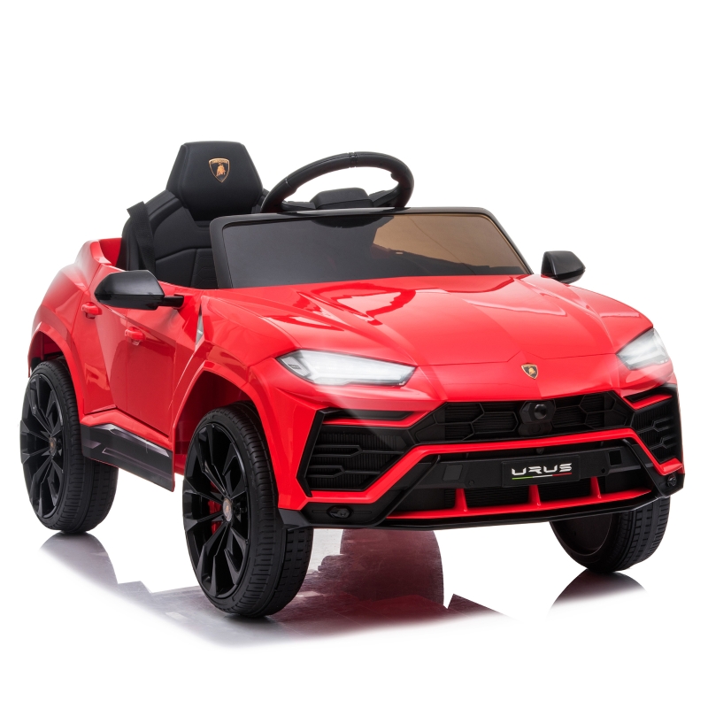 HOMCOM Masina pentru copii model Lamborghini 12V cu 2 viteze 3-5km / ora Telecomanda si USB