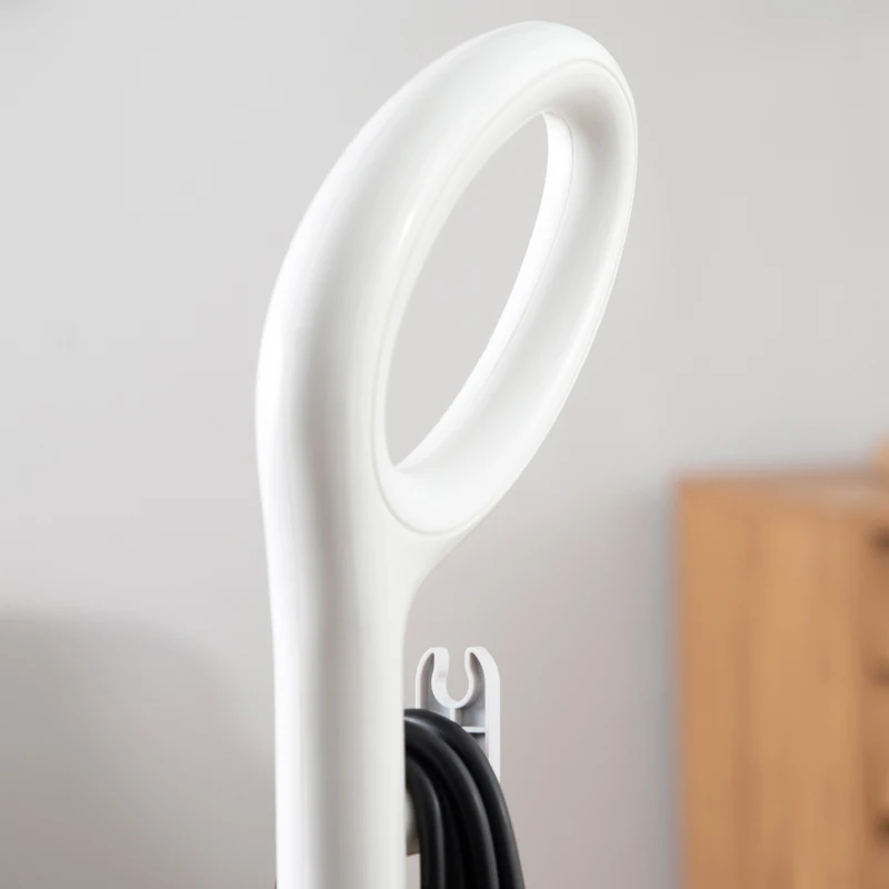 HOMCOM Mop electric cu aburi cu 11 accesorii, rezervor 450 ml, 1330 W – alb