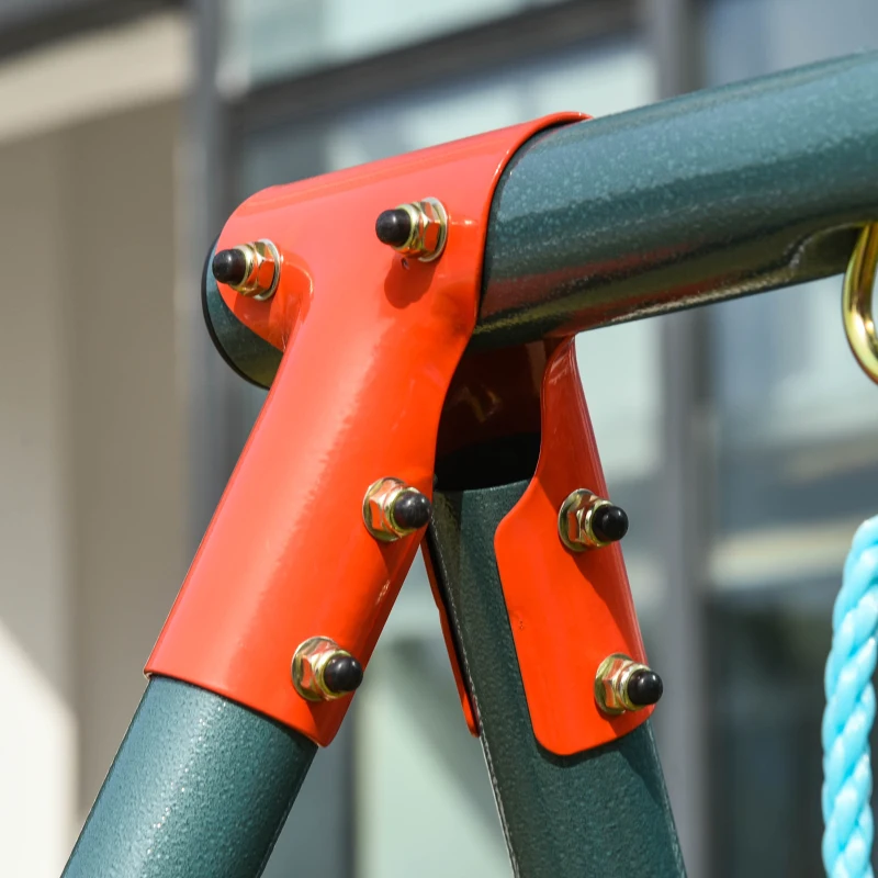 Outsunny Leagan de Gradina pentru Copii 6-12 Ani cu Inaltime Reglabila