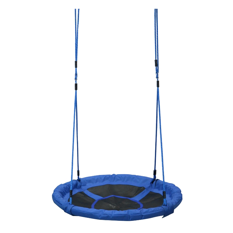 HomCom, leagan rotund pentru copii, 100x180 cm, albastru