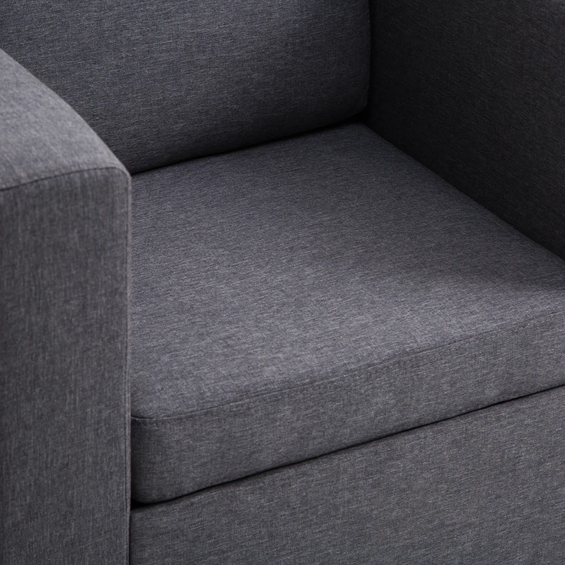 HOMCOM fotoliu modern, 81x73x78cm, gri