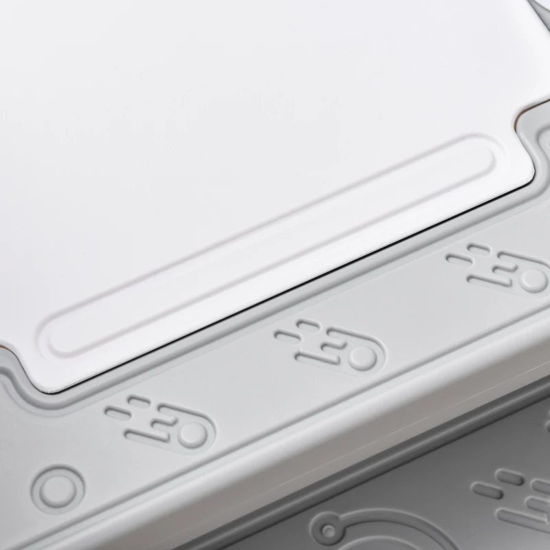 HomCom tobogan plastic copii 1-3 ani, 133x52x58cm, gri+alb