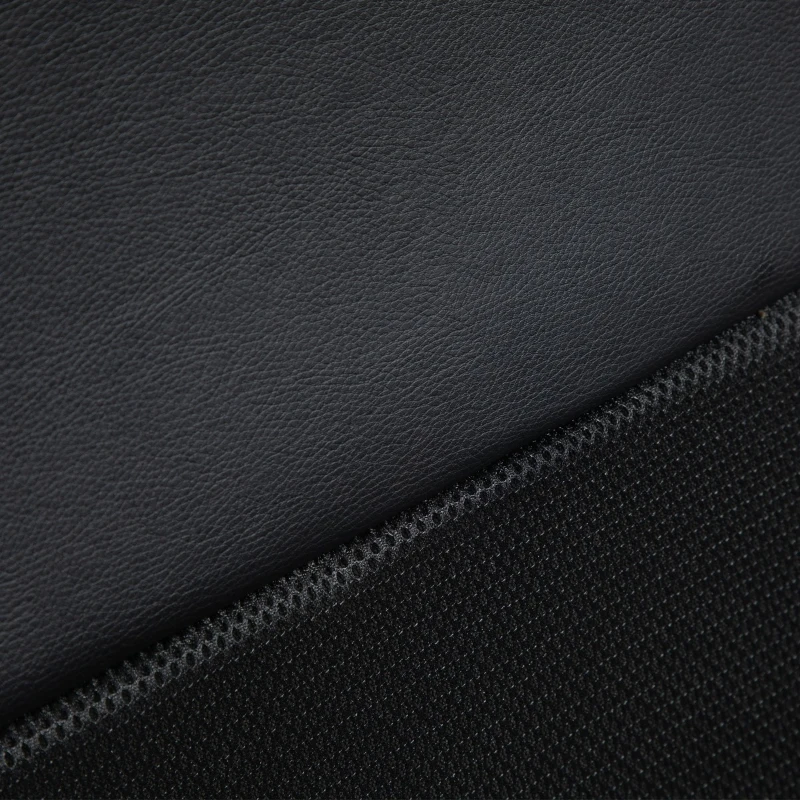 Vinsetto Fotoliu de birou captusit cu inaltime ajustabila, rabatabil cu 5 roti negru