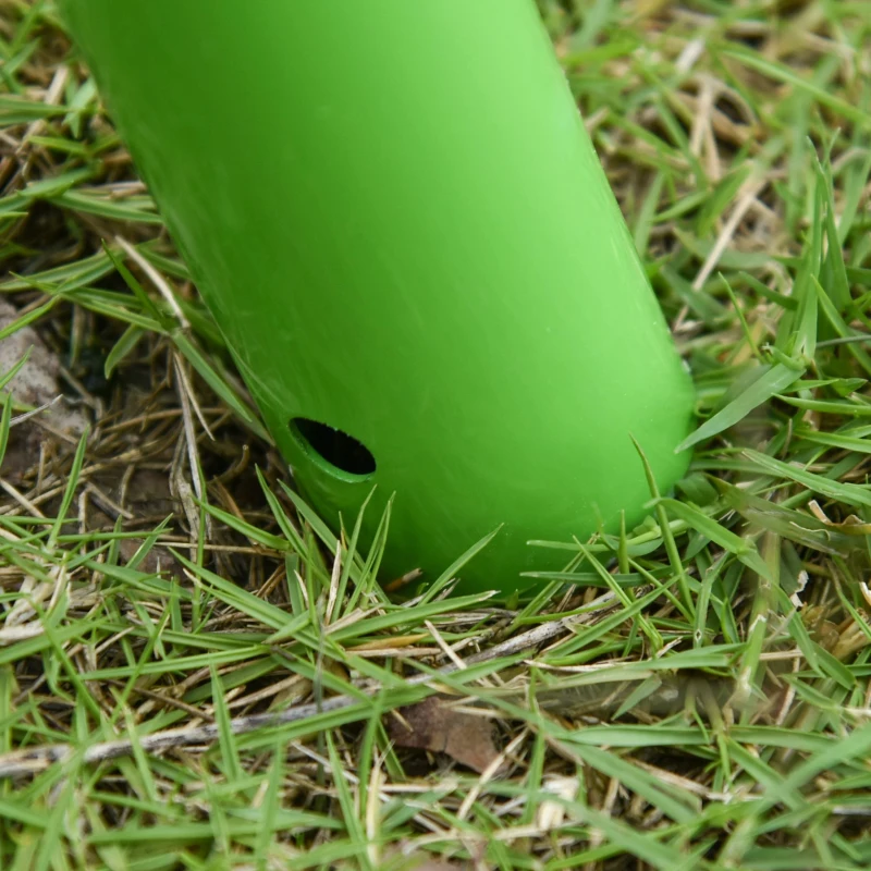 Outsunny Set Leagăn de Grădină cu Leagăn Dublu și 2 Leagăne Simple, 280x140x178 cm, Verde(m-11)