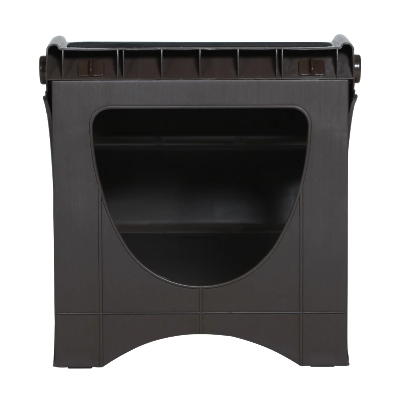 PawHut Scarisoara pentru Caini Pliabila 3 Trepte pentru Animale De Companie, Maro, 49x39x39cm