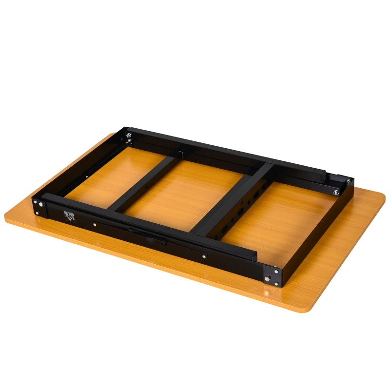 HOMCOM Masa de lucru pliabila pentru bricolaj din otel si MDF 100L x 60W x 75.5A cm