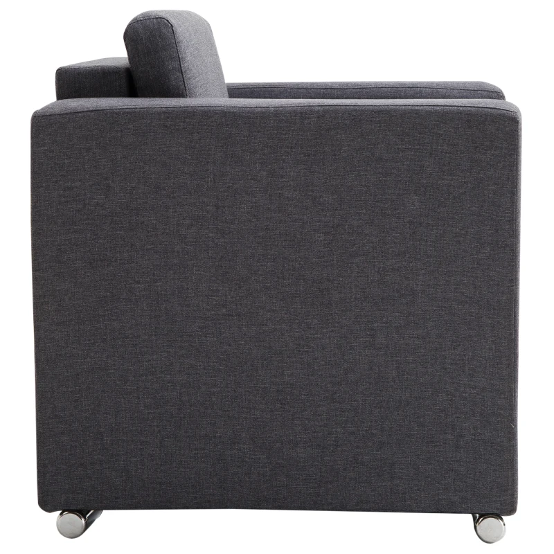 HOMCOM fotoliu modern, 81x73x78cm, gri