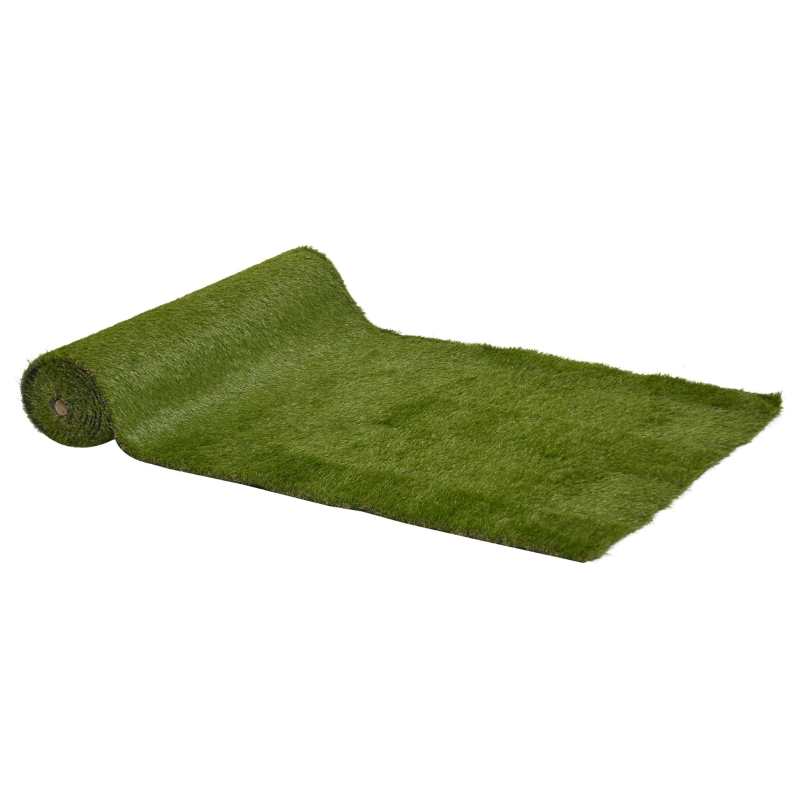 Outsunny Gazon Sintetic 4x1m Iarba 30mm Gazon Fals Anti-UV si Netoxic