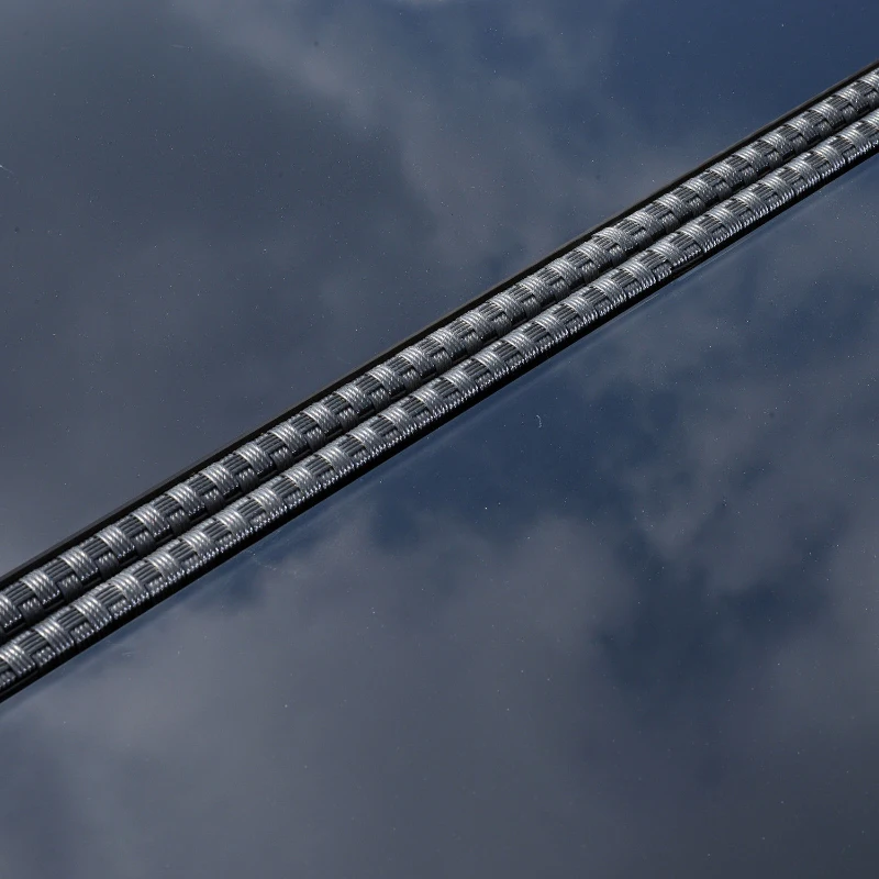 Outsunny Set Mobilier de Grădină cu Masă de Prânz, 4 Scaune și Perne, 109x109x72 cm, Negru