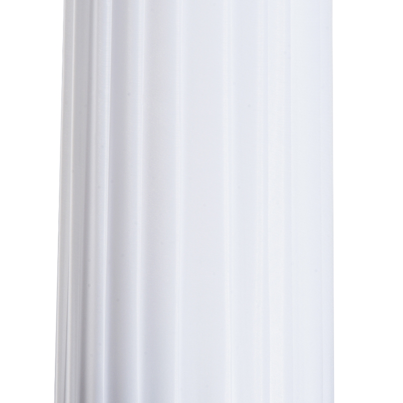 Homcom Lampada da Terra in Acciaio, Bianco, 15x15x120cm