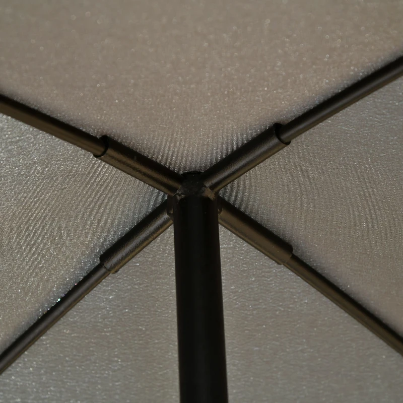 Outsunny Balansoar relax Sezlong pentru Exterior, captusit Gri