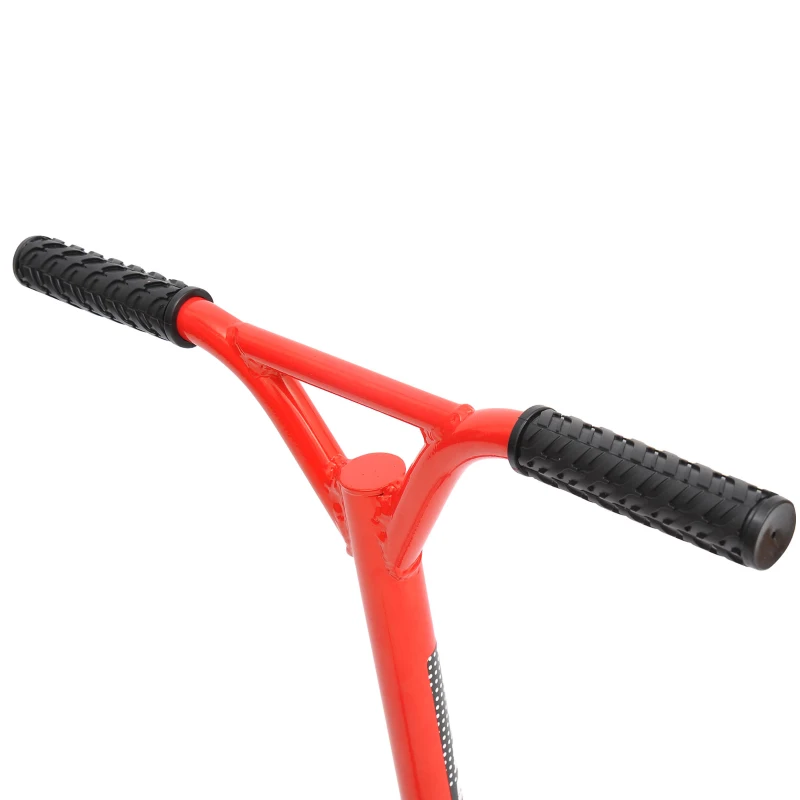 HOMCOM Trotineta pentru Adulti din Aluminiu cu Maner Ergonomic Rosie