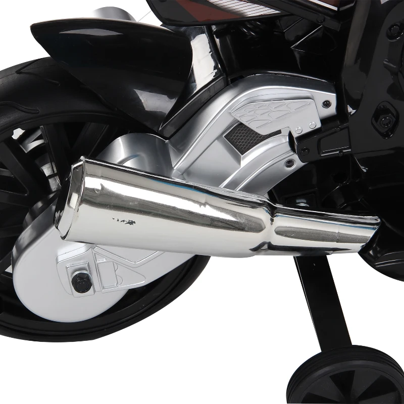 HOMCOM Motoreta Electrica pentru Copii BMW RR 12V, Negru si Albastru