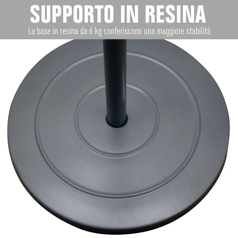 Outsunny Ciuperca Sistem de Incalzire de Extern 1500W Impermeabil in Aluminiu 200cm