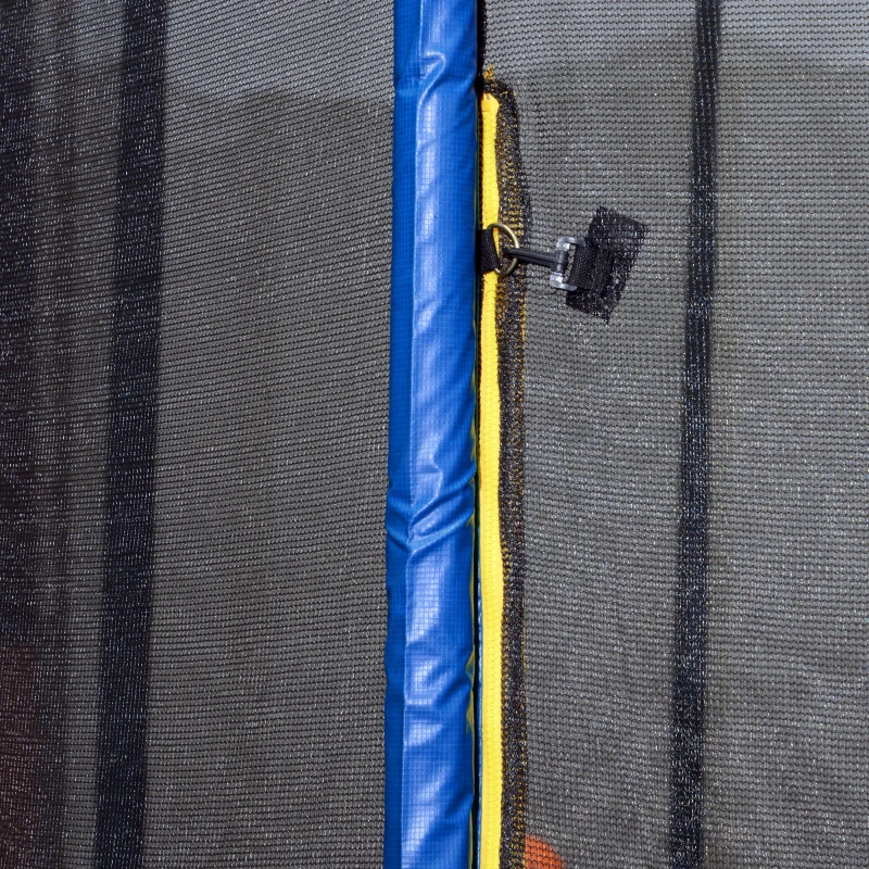 Homcom Trambulina Elastica cu Cos Basket si Plasa Siguranta Φ366 x 260A cm