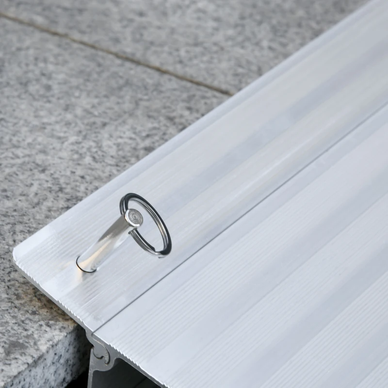 HOMCOM Rampa Scaun cu Rotile Lungime Reglabilă Aluminiu antiderapant 318kg