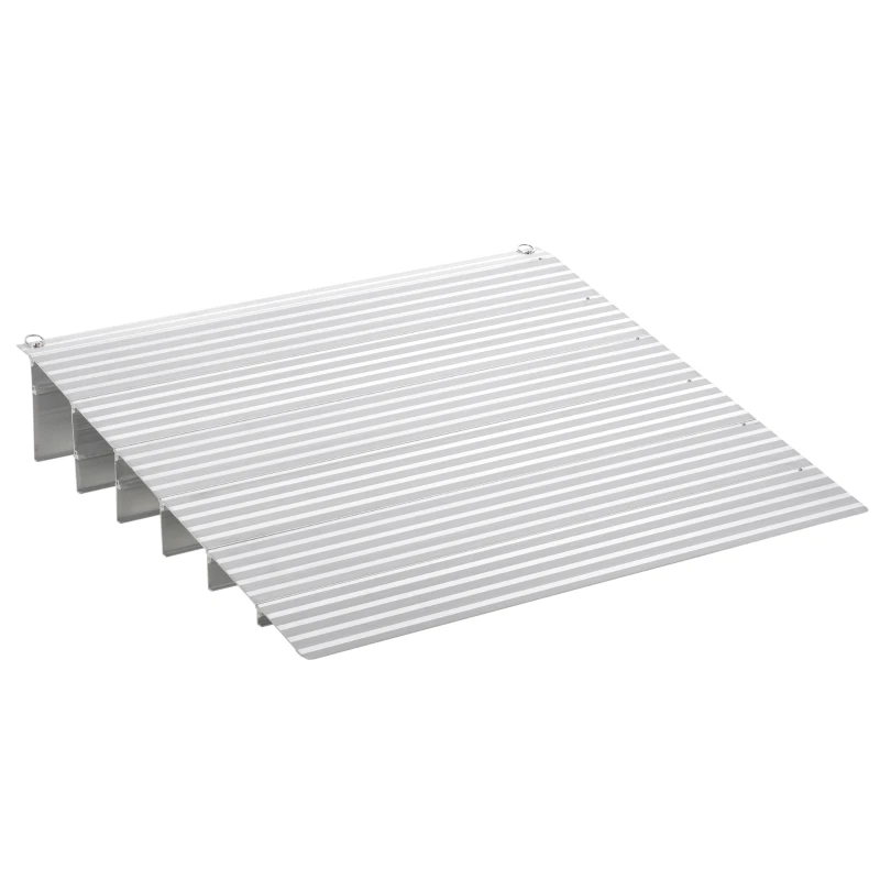 HOMCOM Rampa Scaun cu Rotile Lungime Reglabilă Aluminiu antiderapant 318kg