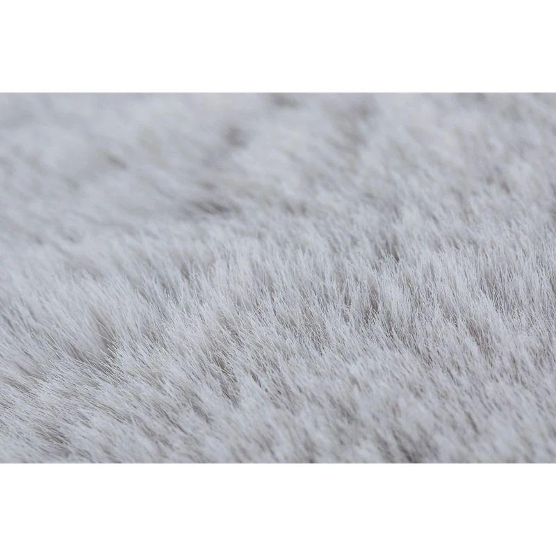 Homcom Teppich Grau 60 x 120 x 3,5 cm