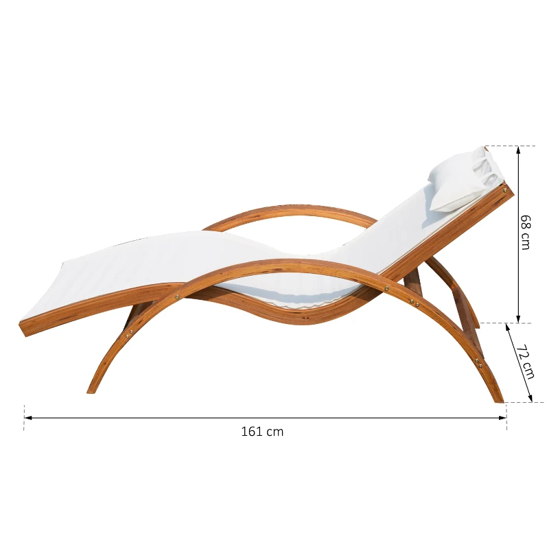 Leżak do opalania leżak ogrodowy leżak relaksacyjny leżak fotel relaksacyjny z poduszką