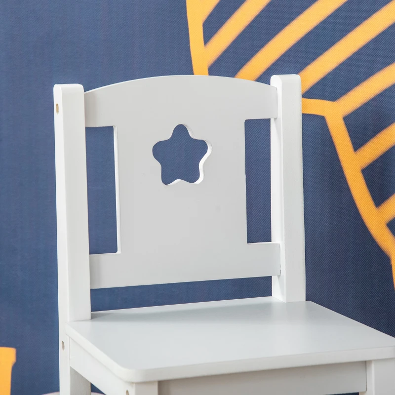 Stolik i krzesła dla dzieci HOMCOM 71 cm x 48 cm x 49,5 cm