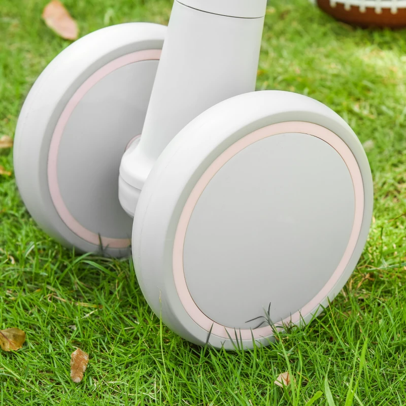 HOMCOM Kinder Laufrad Lauffahrrad Balance Bike ab 1 Jahr Baby Rutschrad mit TPU-Rädern keine Schrauben Geschenke für Jungen/Mädchen Kleinkind Spielzeug Rosa+Grau 60 x 24 x 37 cm