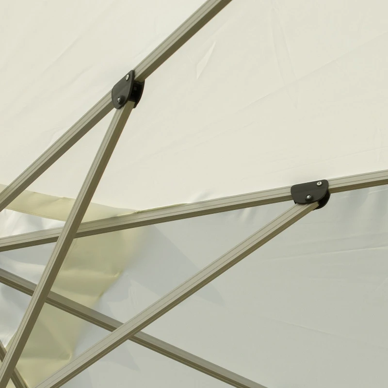 Outsunny Parasol Roma zweefparasol tuinparasol 0–60° verstelbaar 360° draaibaar aluminium