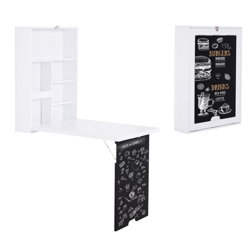 HOMCOM Wandtisch 60 cm x 94,5 cm x 147 cm