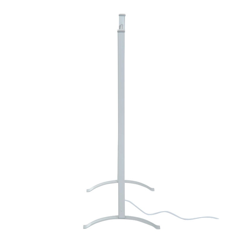 HOMCOM Handtuchheizkörper Handtuchwärmer Beheizte Handtuchhalter 6 Heizstäbe Silber 530 x 900 mm