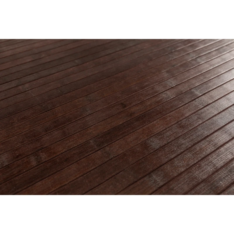 Outsunny Teppich Bambus In- und Outdoor Braun 190 x 133 x 0,7 cm