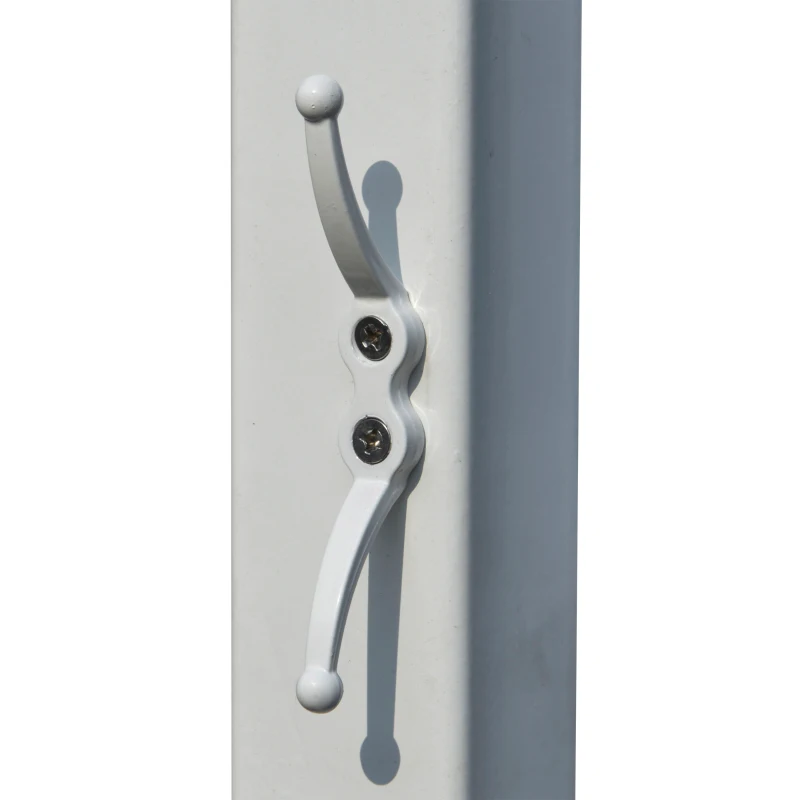 Outsunny Alu Markise Balkonmarkise Klemmmarkise Fallarmmarkise Fenster Sonnenschutz Grau120 x 70 cm