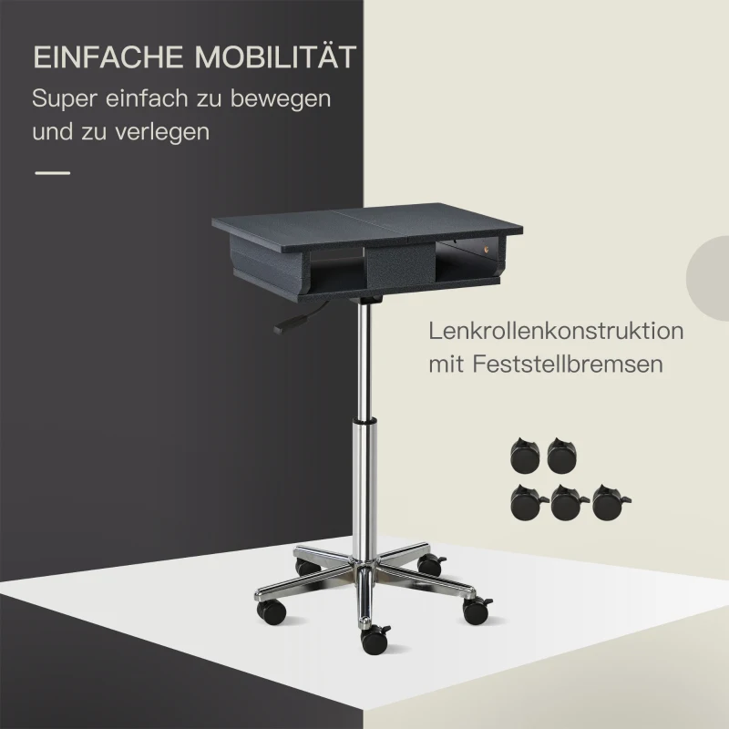 HOMCOM Biurko do laptopa Stojak na laptopa