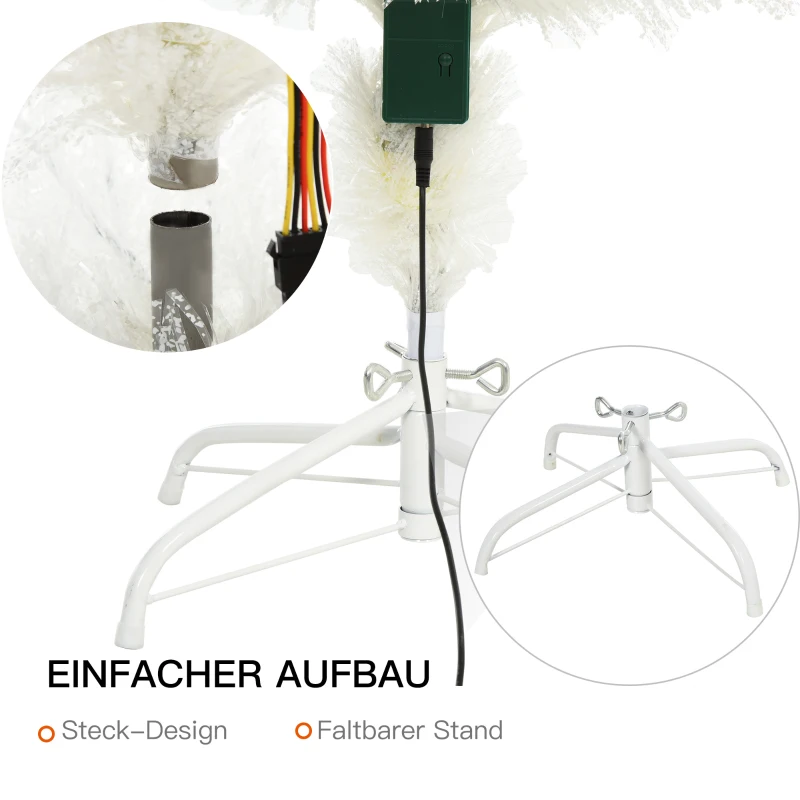 Choinka 1,2 m drzewko bożonarodzeniowe 130 gałązek z diodami LED