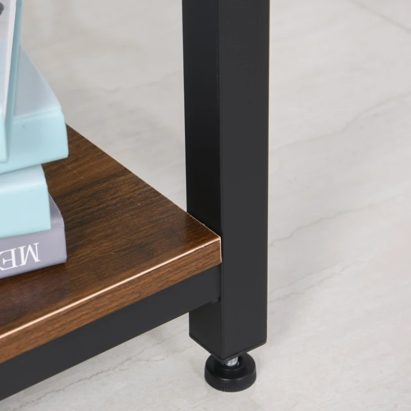 Biurko komputerowe L-kształtne biurko narożne MDF+stal 150x150x76cm HOMCOM®