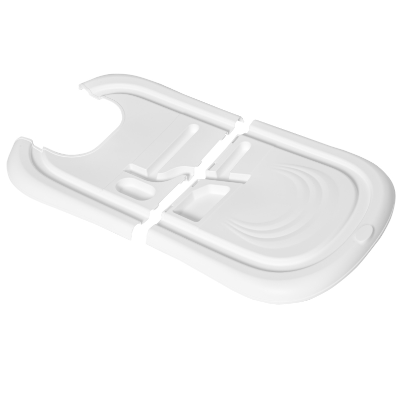 HOMCOM Faltbare Baby-Badewanne Blau Weiß 114 cm x 60,4 cm x 53 cm