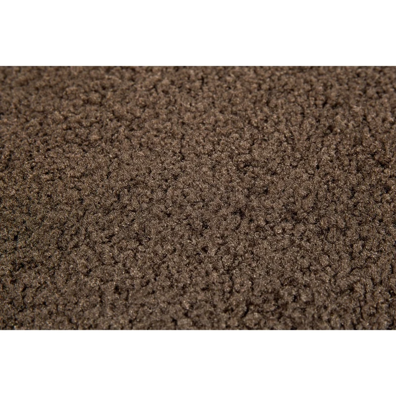 Homcom Fußmatte waschbar Gummiumrandung Teak 150 x 90 x 0,5 cm