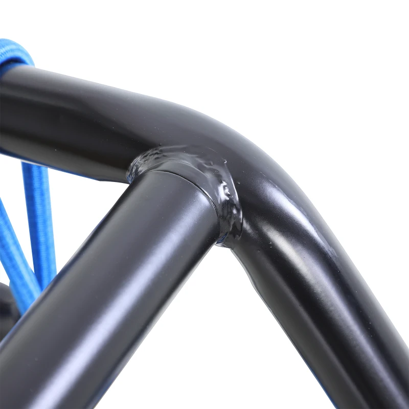 Trampolina fitness Trampolina do jogi Trampolina ogrodowa niebieska Ø105 x wys. 26 cm