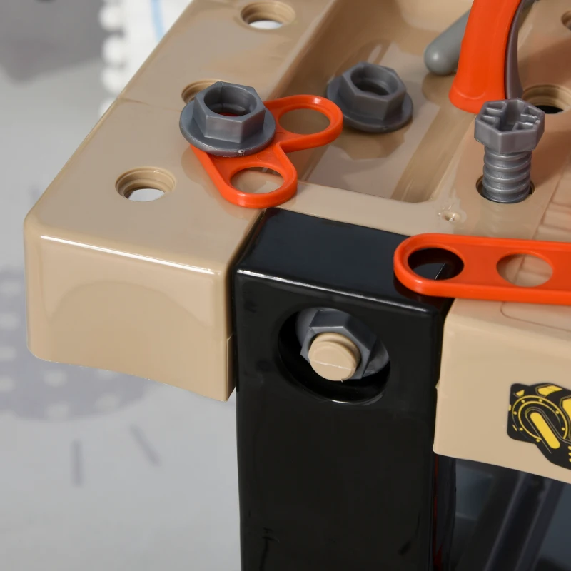 Stół warsztatowy dla dzieci blat warsztatowy z akcesoriami odgrywanie ról od 3 lat