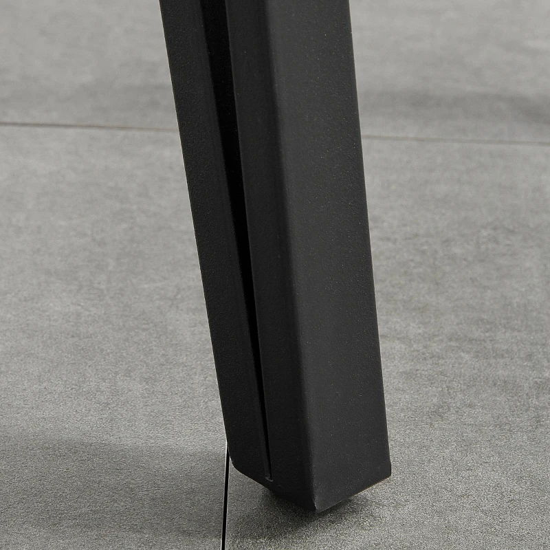 Stół do jadalni z nogami z metalowych prętów stół kuchenny stół do jadalni styl industrialny stal MDF