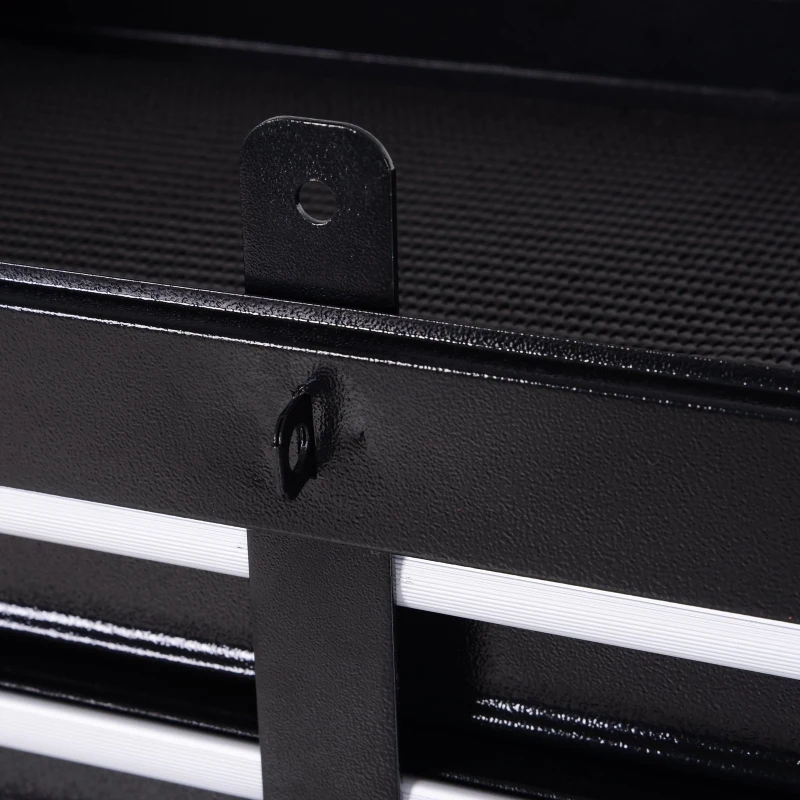 Wózek warsztatowy DURHAND skrzynka narzędziowa z 5 szufladami kółka 360° metalowy 52,5 x 28 x 104,5 cm