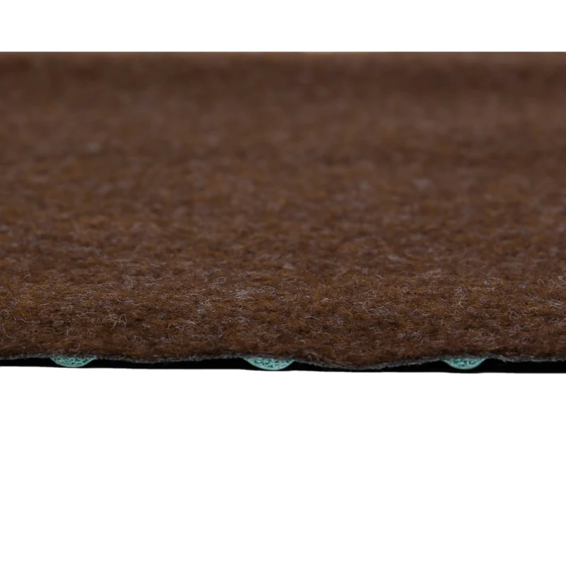 Outsunny Kunstrasen Drainage-Noppen Braun 300 x 200 x 0,4 cm