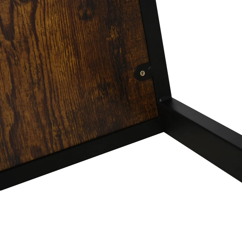 Stolik w kształcie litery C stolik kawowy stolik na podstawie stół metal MDF